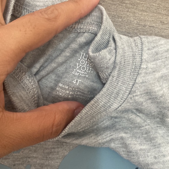 Toddler Boy Carter’s Heather Gray Tank Top - Picture 2 of 2